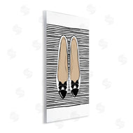 Martina Pavlova | Bow Flats on Stripes