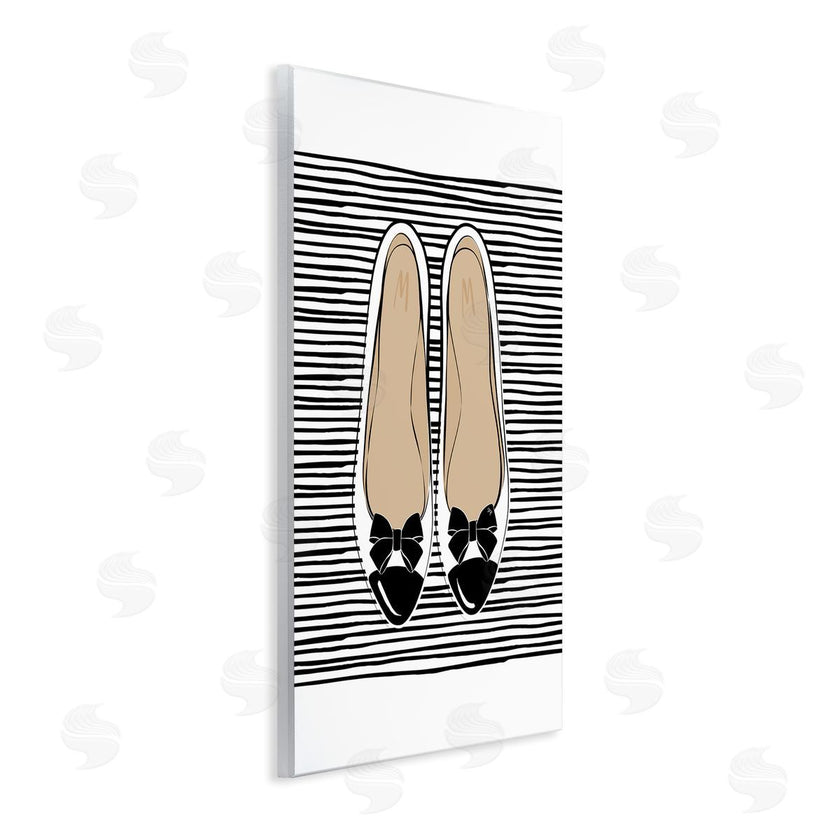 Martina Pavlova | Bow Flats on Stripes