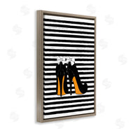 Martina Pavlova | Bow Heels on Stripes