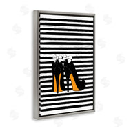 Martina Pavlova | Bow Heels on Stripes
