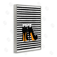Martina Pavlova | Bow Heels on Stripes