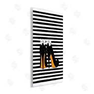 Martina Pavlova | Bow Heels on Stripes