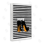 Martina Pavlova | Bow Heels on Stripes