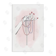 Martina Pavlova | Holding Beaded Jewelry