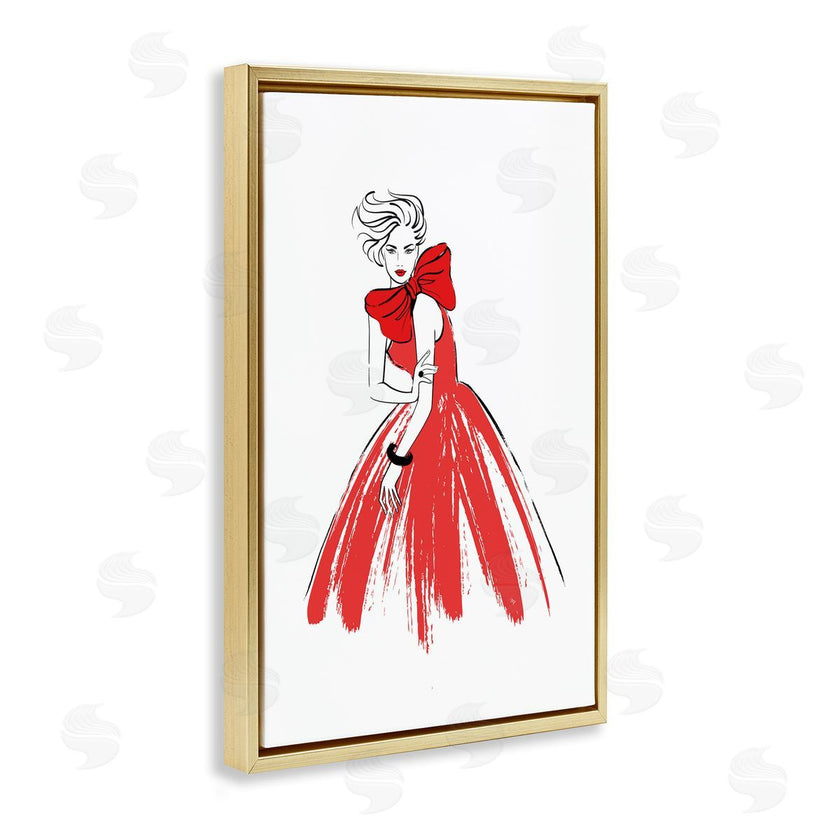 Martina Pavlova | Lady and Red Bow Dress