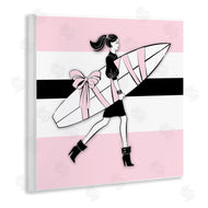 Martina Pavlova | Glam Girl With Surfboard