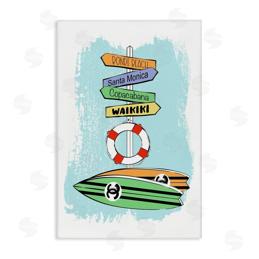 Martina Pavlova | Glam Surfboards and Sign