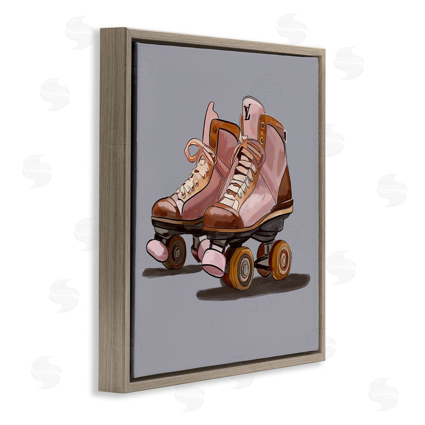 Amelia Noyes | Roller Skates on Grey