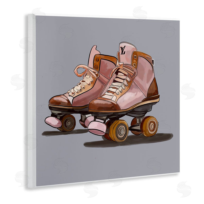 Amelia Noyes | Roller Skates on Grey