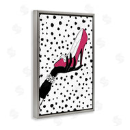 Martina Pavlova | Pink Shoe with Dots