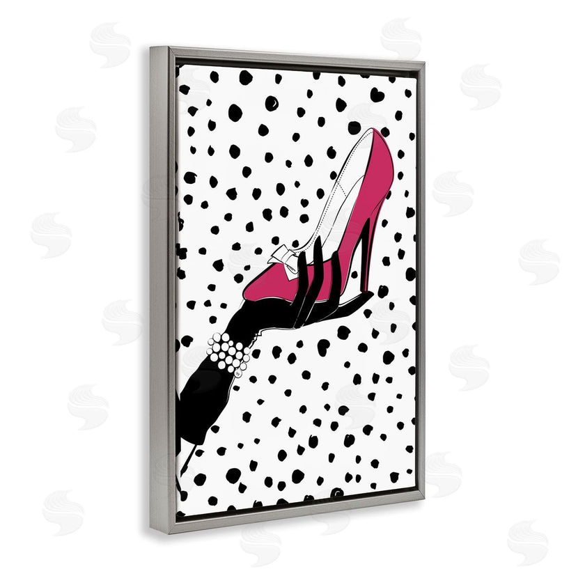 Martina Pavlova | Pink Shoe with Dots