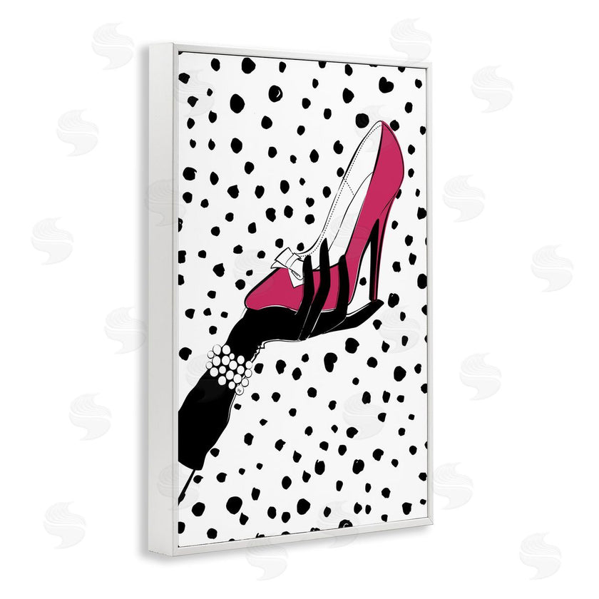Martina Pavlova | Pink Shoe with Dots