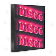Stupell Studio | Pink Disco Neon Lights