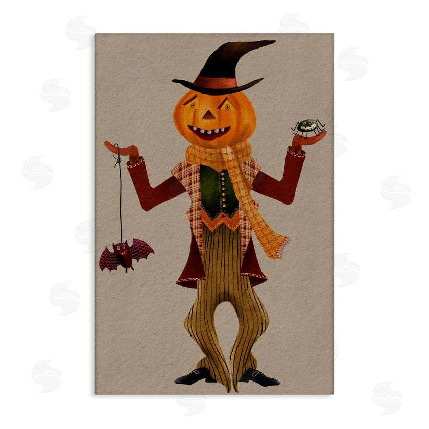 Regina Moore | Halloween Scarecrow and Bat