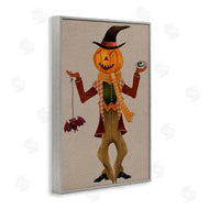 Regina Moore | Halloween Scarecrow and Bat