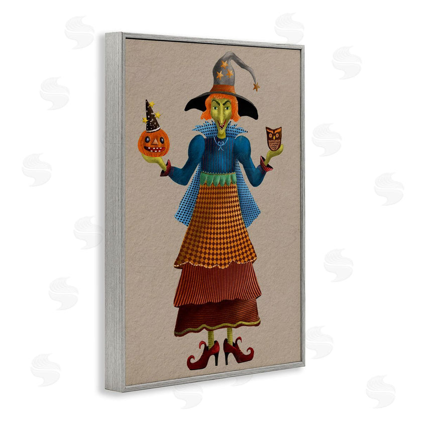 Regina Moore | Halloween Witch in Plaid