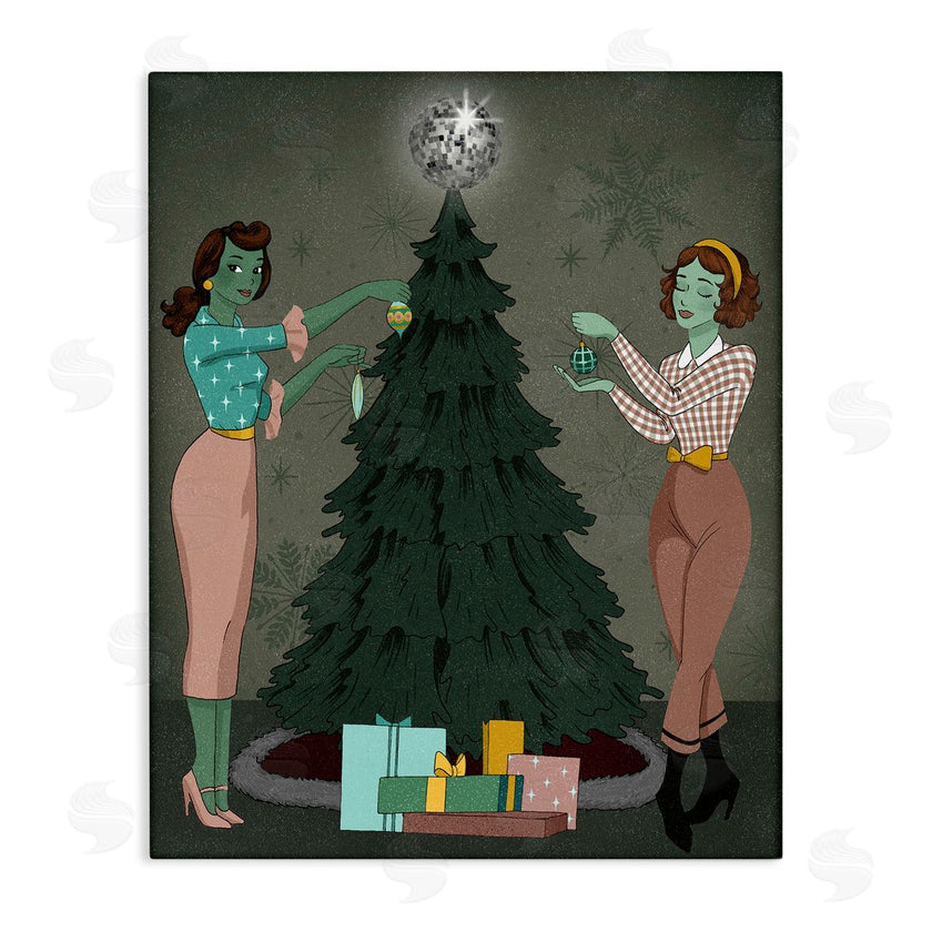 Grace Popp | Girls and Christmas Tree