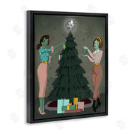 Grace Popp | Girls and Christmas Tree