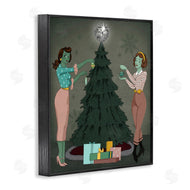 Grace Popp | Girls and Christmas Tree