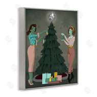 Grace Popp | Girls and Christmas Tree
