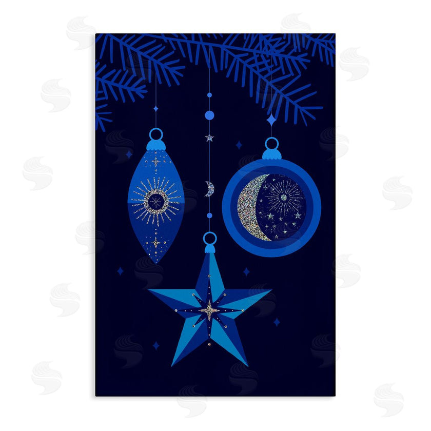 Victoria Barnes | Blue Holiday Ornaments