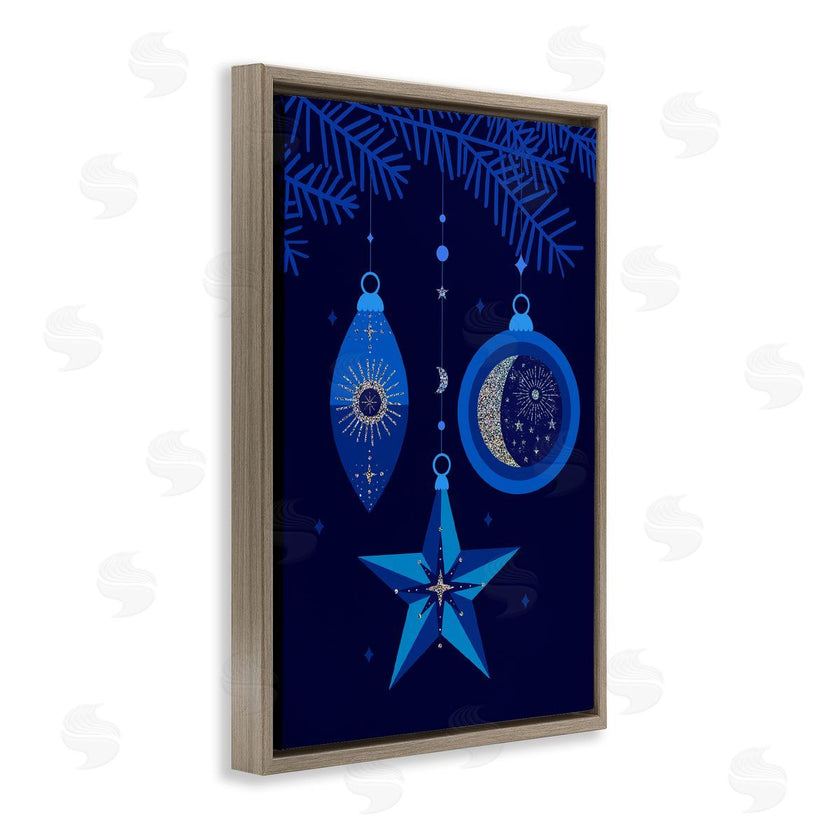Victoria Barnes | Blue Holiday Ornaments