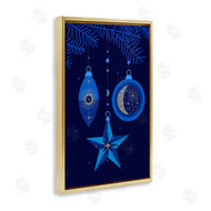 Victoria Barnes | Blue Holiday Ornaments