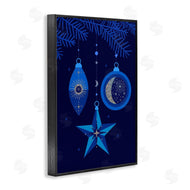 Victoria Barnes | Blue Holiday Ornaments