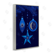 Victoria Barnes | Blue Holiday Ornaments