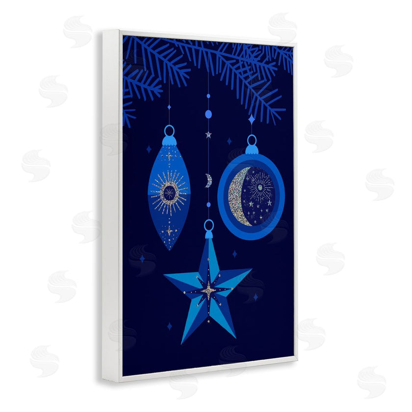 Victoria Barnes | Blue Holiday Ornaments