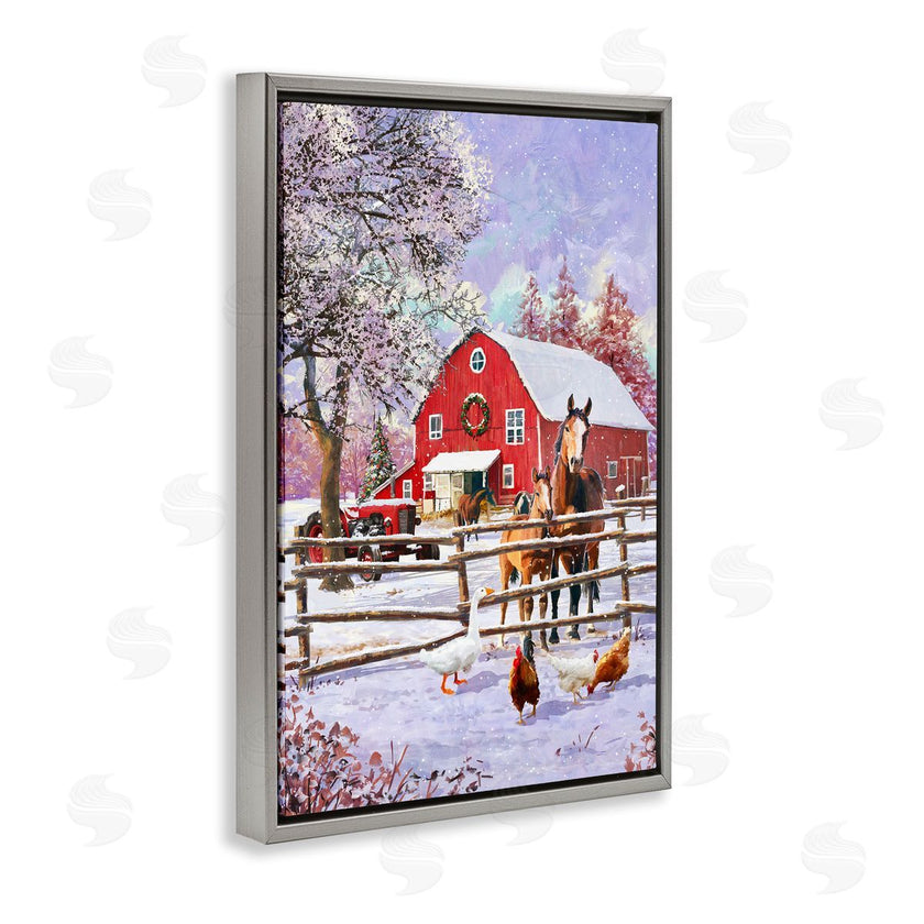 Pip Wilson | Winter Farm Scene