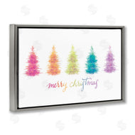 House Fenway | Rainbow Christmas Trees