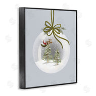 House Fenway | Santa Sleigh Snowglobe