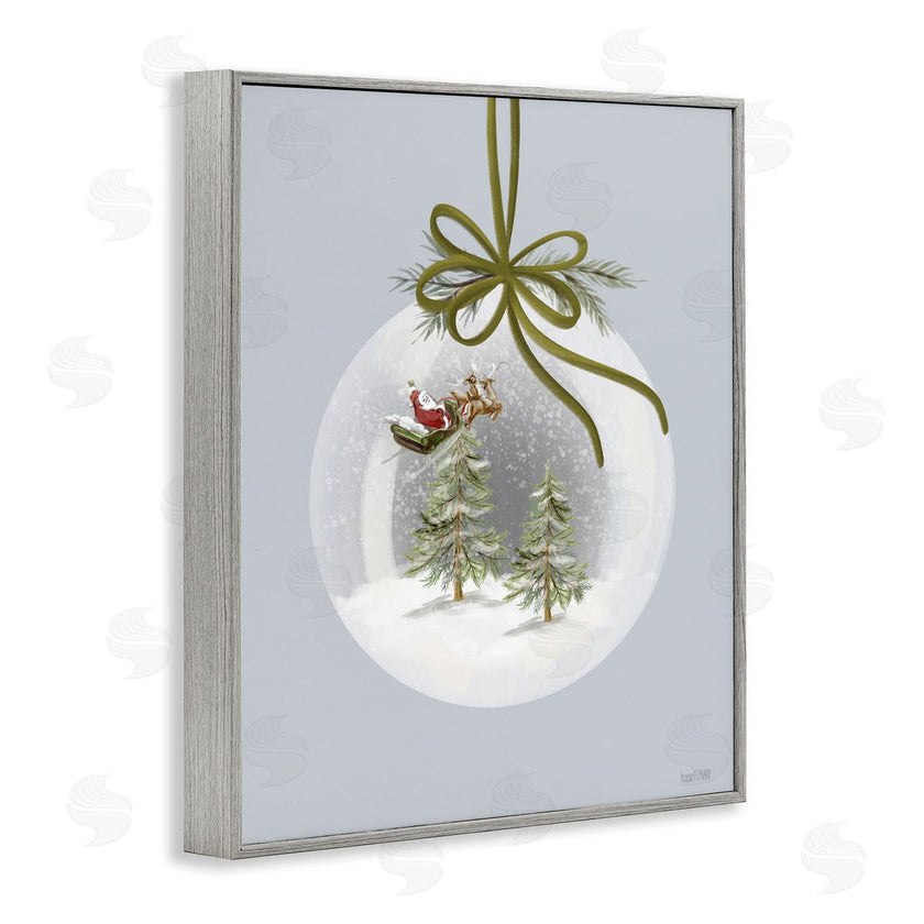House Fenway | Santa Sleigh Snowglobe
