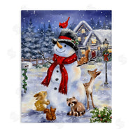 Jean Francois | Snowman and Forest Animals