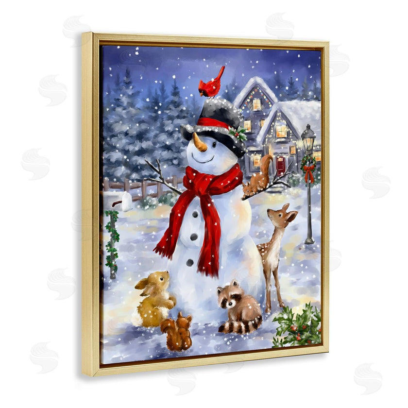 Jean Francois | Snowman and Forest Animals
