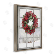 Lori Deiter | Holly Wreath and Reindeer