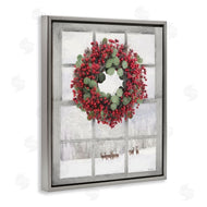 Lori Deiter | Holly Wreath and Reindeer