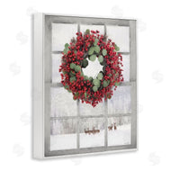 Lori Deiter | Holly Wreath and Reindeer