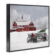 Lori Deiter | Winter Wagon Scene