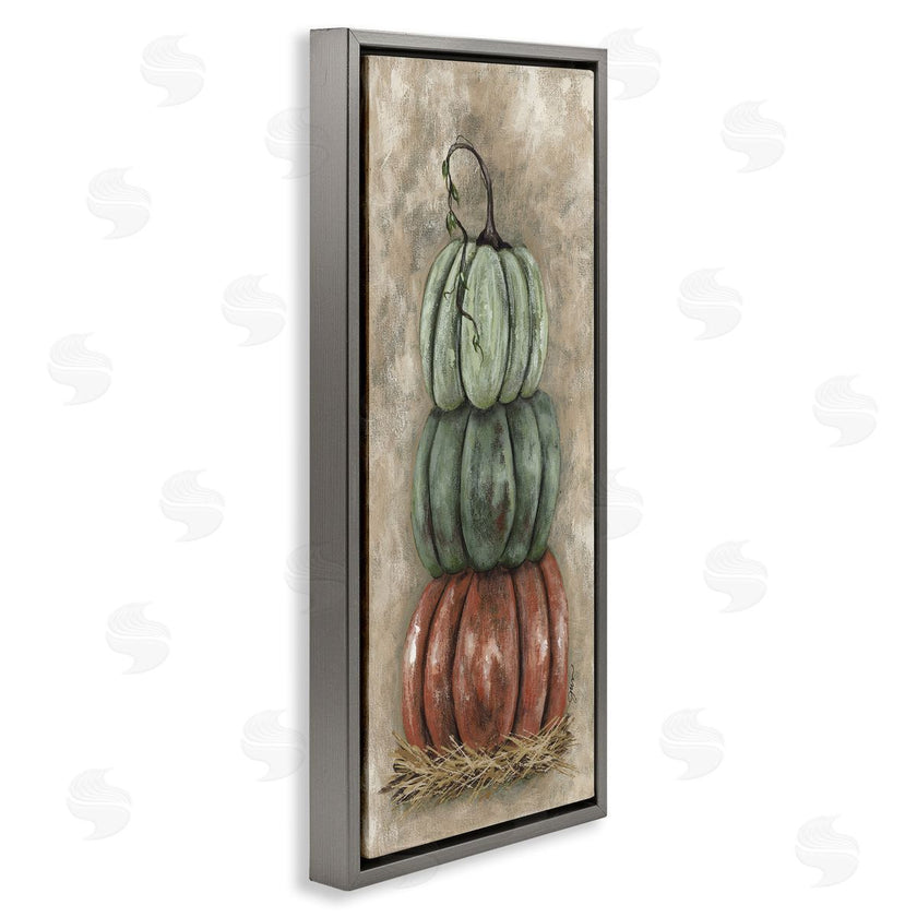 Julie Norkus | Stacked Rustic Pumpkins