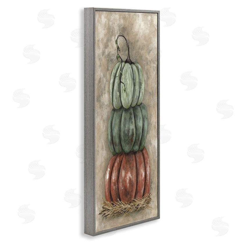 Julie Norkus | Stacked Rustic Pumpkins