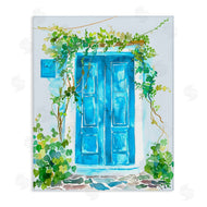 Andrea Haase | Blue Vine Covered Door