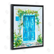 Andrea Haase | Blue Vine Covered Door