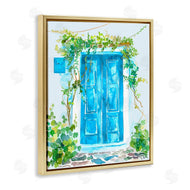 Andrea Haase | Blue Vine Covered Door