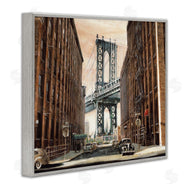 Matthew Daniels | Cityscape with Bridge View