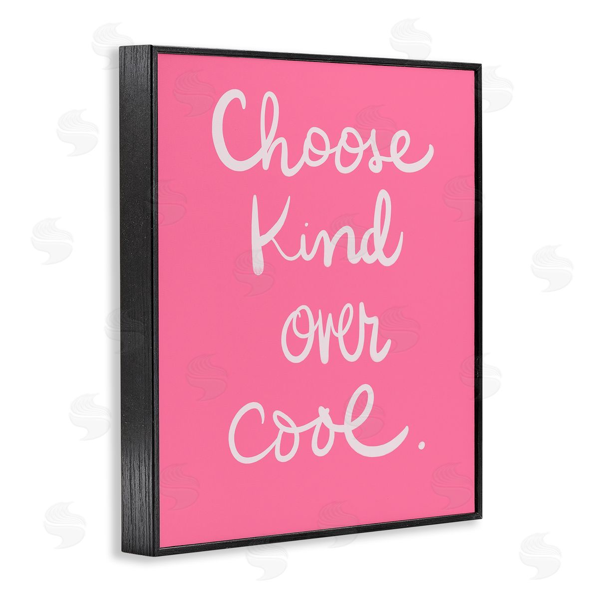 Choose Kind Over Cool Black Frame Print Wall Art, Home Decor by Sd Graphics Studio