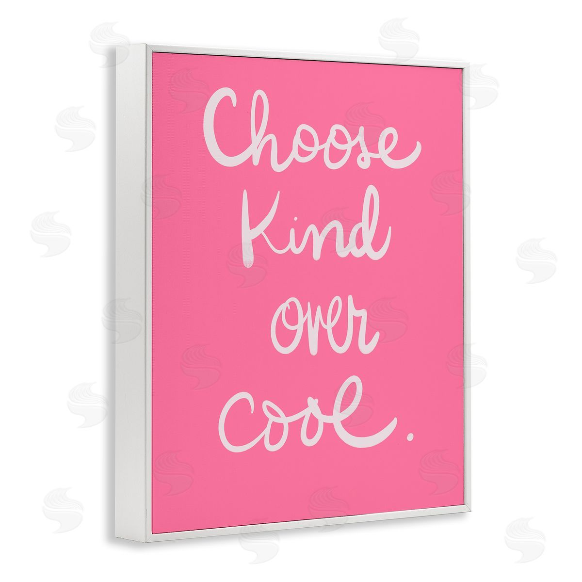 Choose Kind Over Cool White Frame Print Wall Art, Home Decor by Sd Graphics Studio