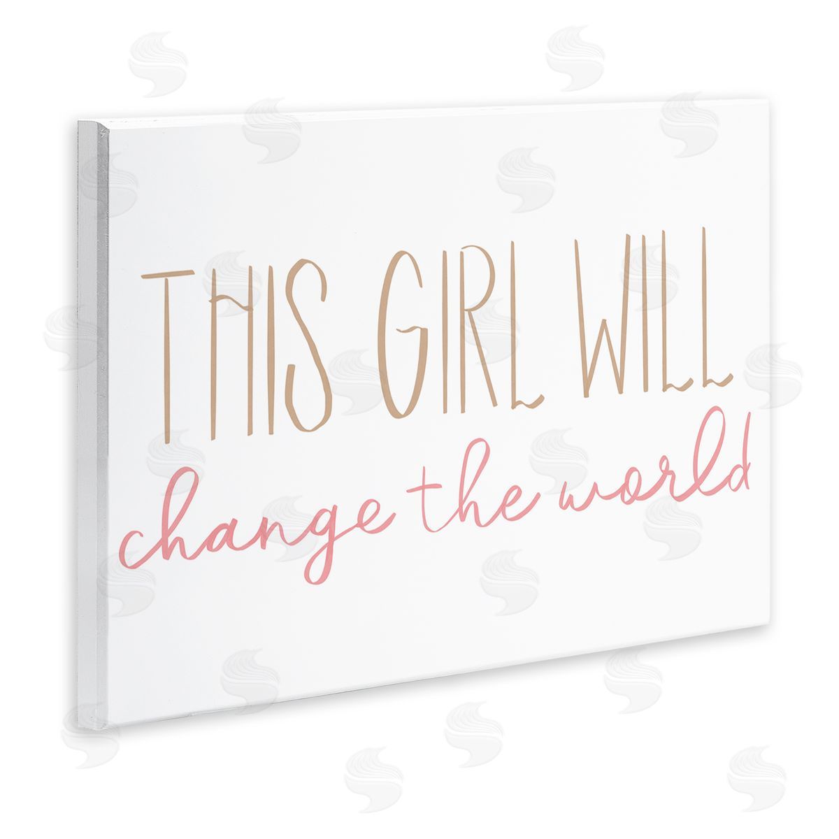 Change The World Wood Plaque Wall Art, Home Decor by Sd Graphics Studio