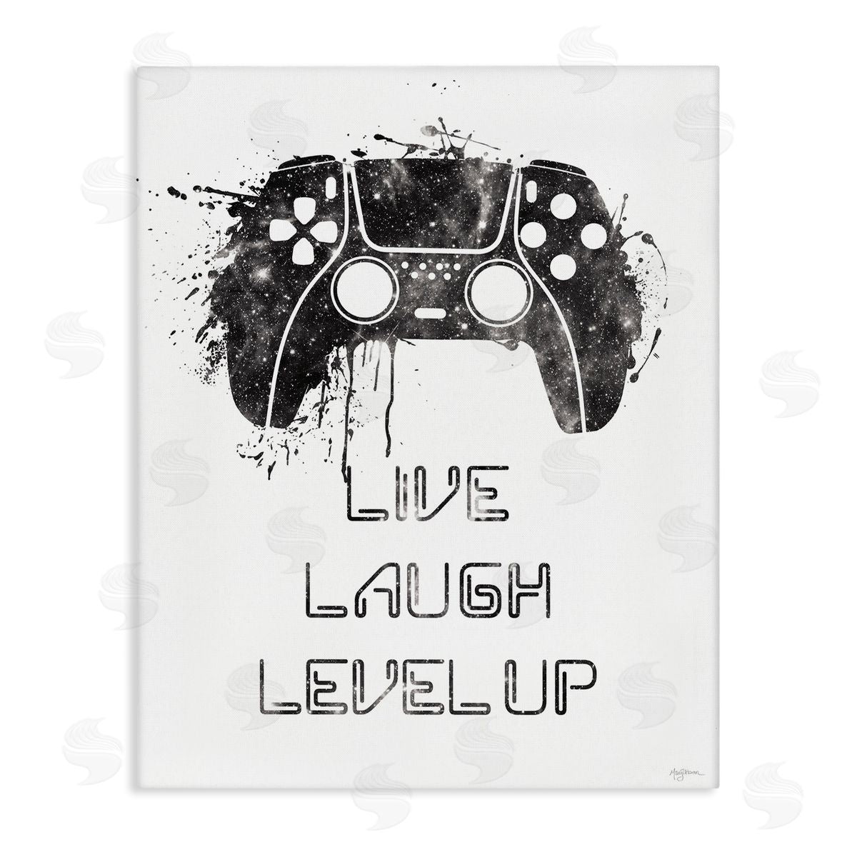Live Laugh Level Up Canvas Wall Art, Home Decor by Mary Urban